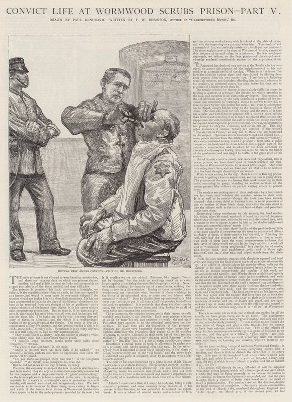 Livet som fånge i Wormwood Scrubs-fängelset av Charles Paul Renouard