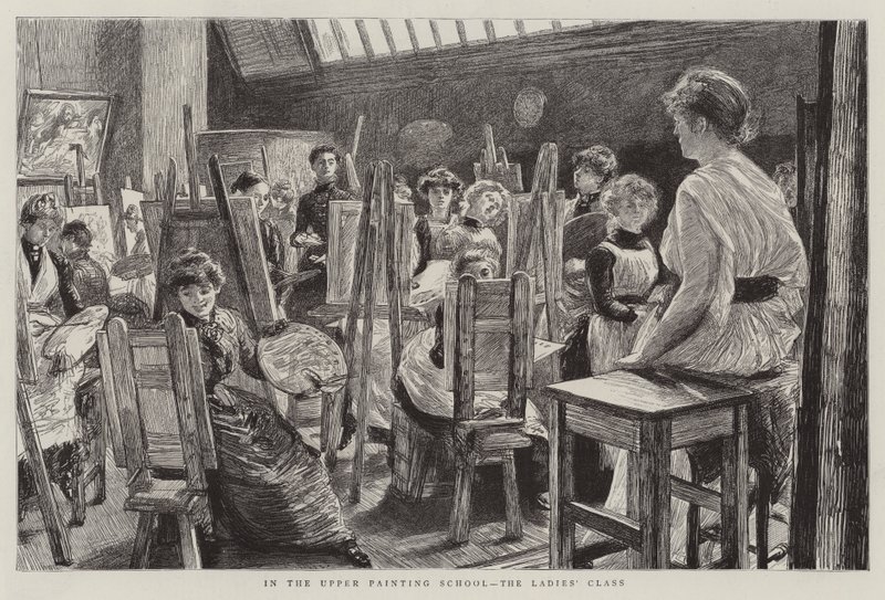 Kungliga Akademiens skolor av Charles Paul Renouard