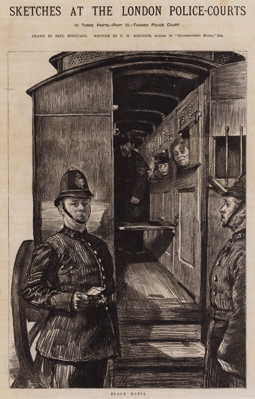 Skisser vid London Police-Courts av Charles Paul Renouard