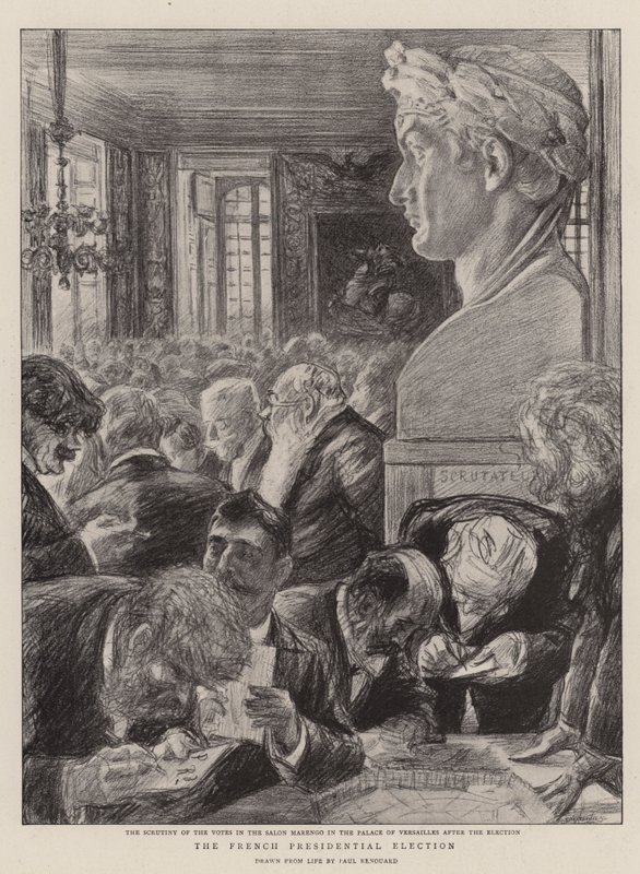 Det franska presidentvalet av Charles Paul Renouard