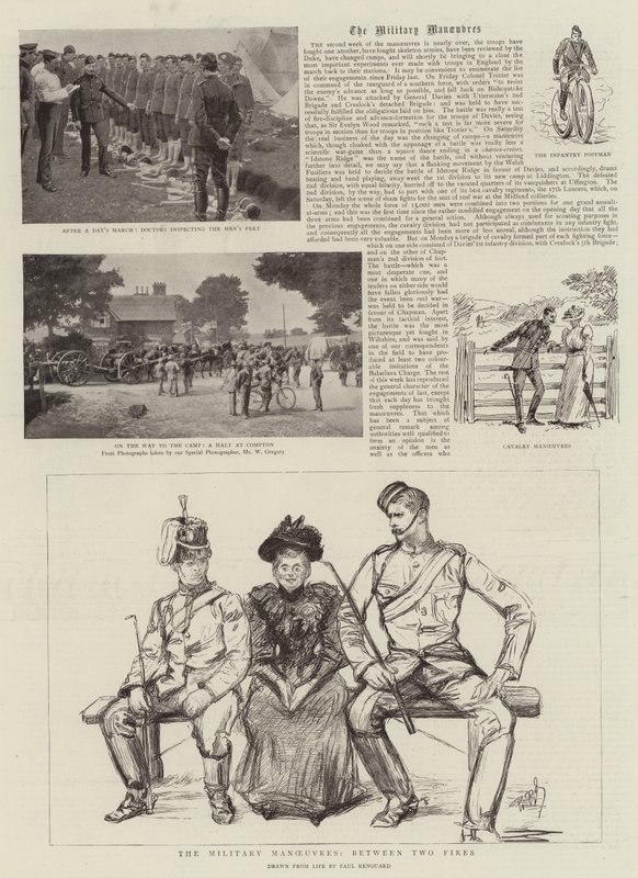 Militära manövrer av Charles Paul Renouard