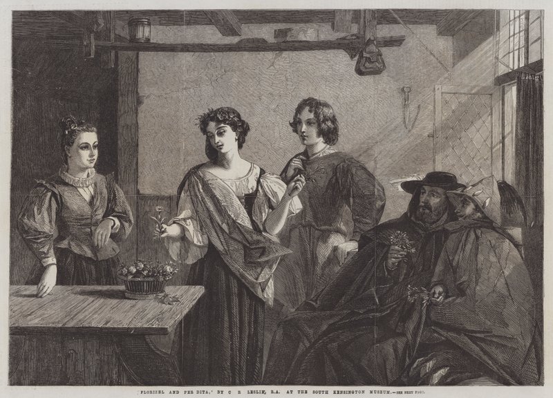 Florizel och Pee Dita av Charles Robert Leslie