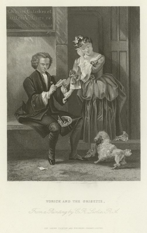 Yorick och Grisette av Charles Robert Leslie