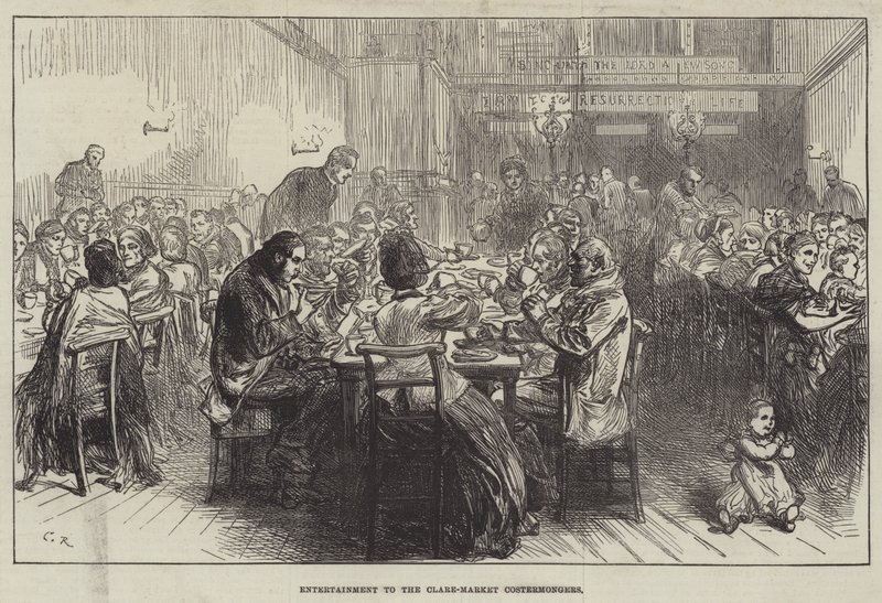 Underhållning för Clare-Market Costermongers av Sir John Charles Robinson