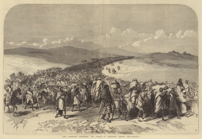 Abessinierexpeditionen, uttåget av Theodors Broken Army av Sir John Charles Robinson