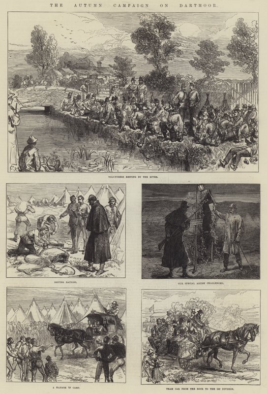 Höstkampanjen på Dartmoor av Sir John Charles Robinson