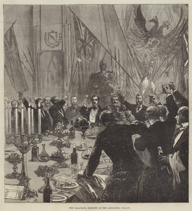 Balaclava-banketten på Alexandra Palace av Sir John Charles Robinson