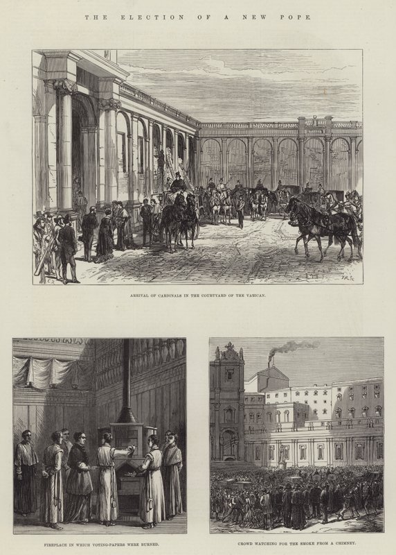 Valet av en ny påve av Sir John Charles Robinson
