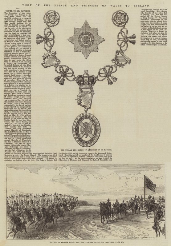 Prins och prinsessan av Wales besök på Irland av Sir John Charles Robinson