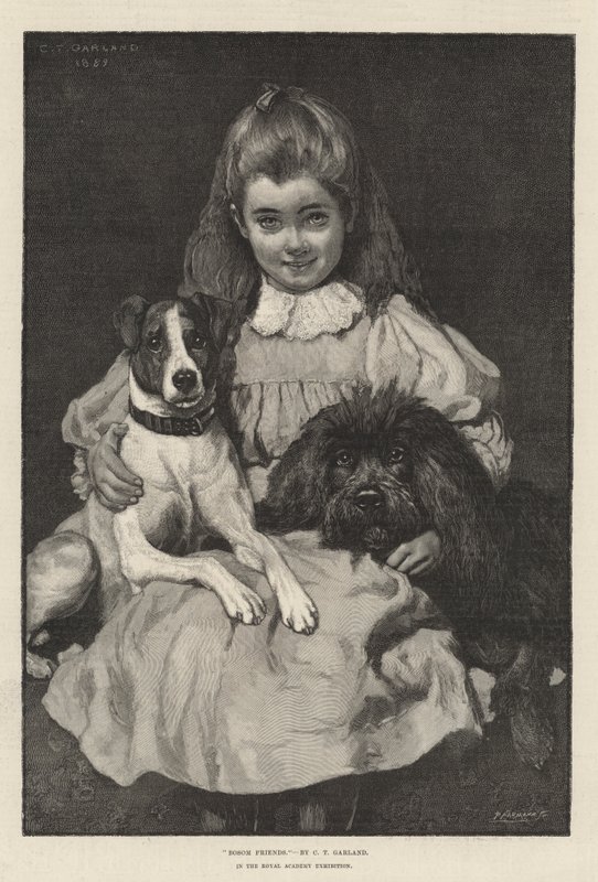 Bosom Friends i Royal Academy Exhibition av Charles Trevor Garland