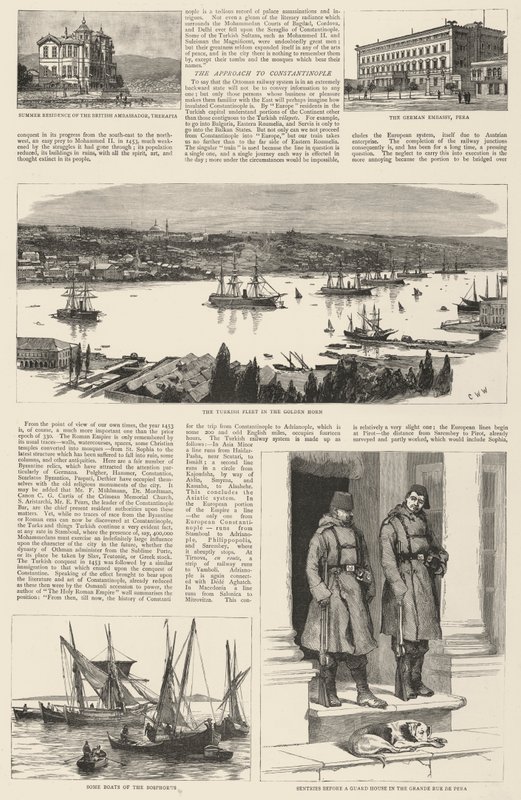 Konstantinopel illustrerad av Charles William Wyllie