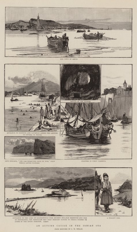 Joniska öarna av Charles William Wyllie