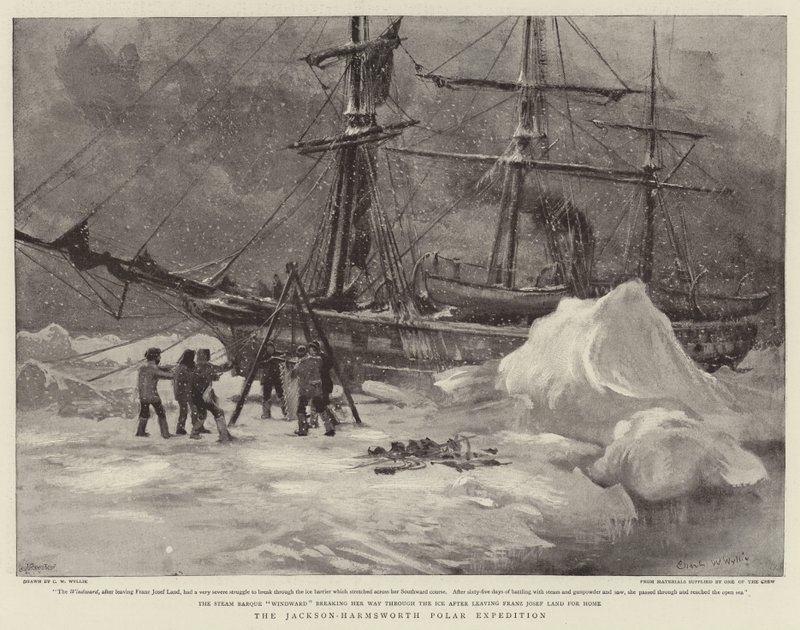 Jackson-Harmsworths polarexpedition av Charles William Wyllie