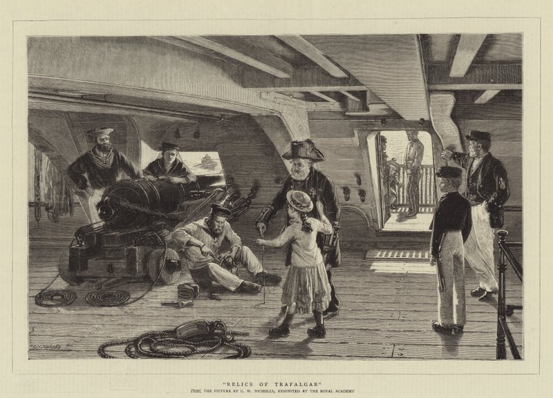 Reliker från Trafalgar av Charles Wynne Nicholls