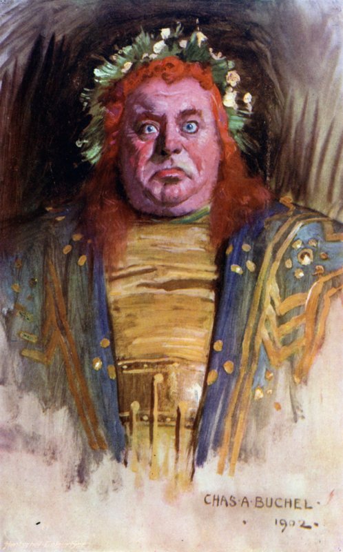 Ctesippus, Mr Henry Kemble (färg litho) av Charles A. Buchel