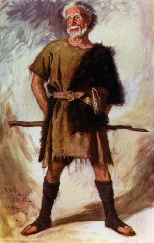 Eumaeus, Mr Lionel Brough (färg litho) av Charles A. Buchel