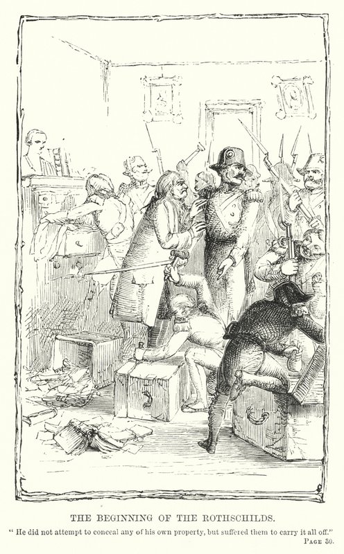Början av Rothschilds (gravyr) av Charles Altamont Doyle