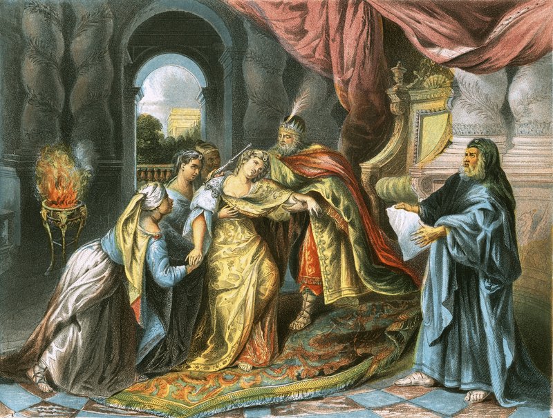 Ester inför Ahasverus av Charles Antoine Coypel