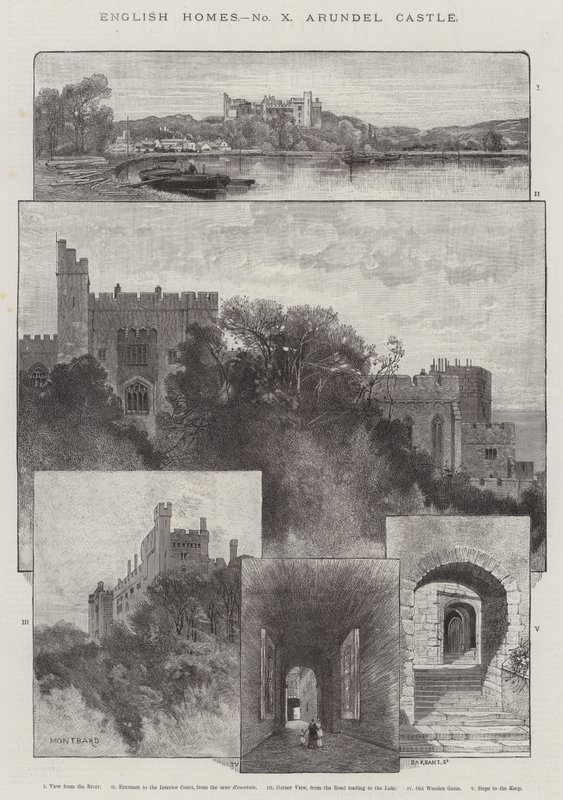 Arundels slott av Charles Auguste Loye