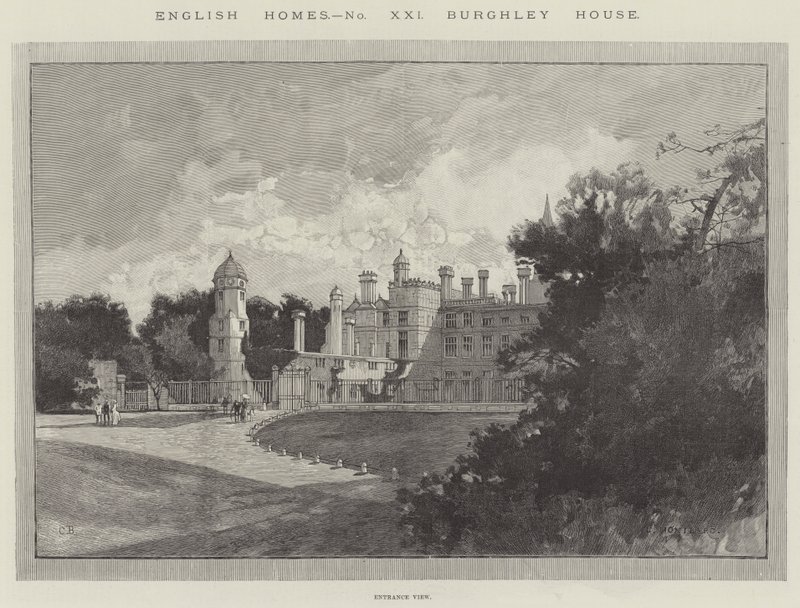 Burghleys hus av Charles Auguste Loye