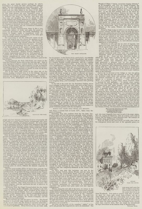 Engelska hemmet, Blenheim av Charles Auguste Loye