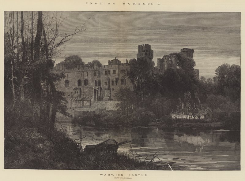 English Homes, Warwick Castle av Charles Auguste Loye