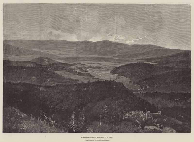 Middlesborough, Kentucky, 1889 av Charles Auguste Loye