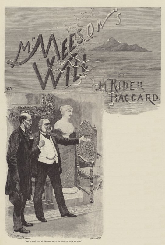 Mr Meesons testamente, av H Rider Haggard av Charles Auguste Loye