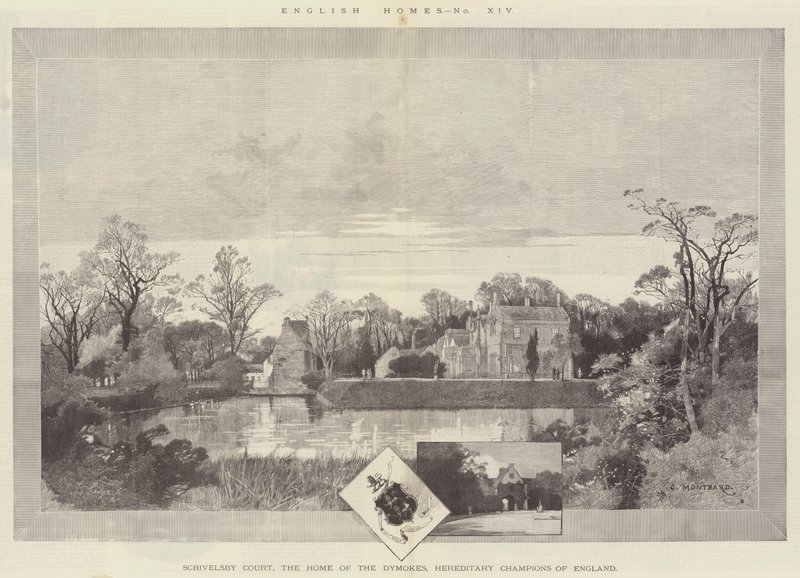 Scrivelsby Court, The Home of the Dymokes, Hereditary Champions of England av Charles Auguste Loye