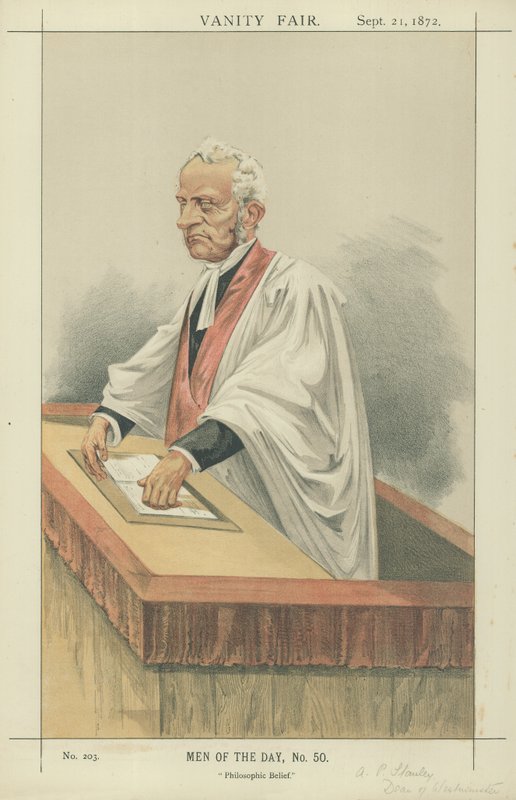 Very Rev Arthur Penrhyn Stanley, dekanus i Westminster av Charles Auguste Loye
