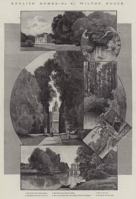 Wilton House av Charles Auguste Loye
