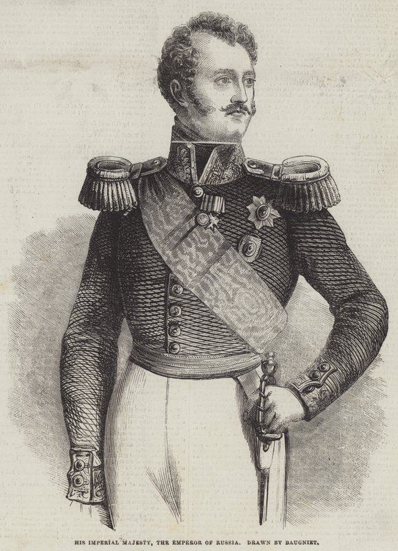 Hans kejserliga majestät, kejsaren av Ryssland av Charles Baugniet