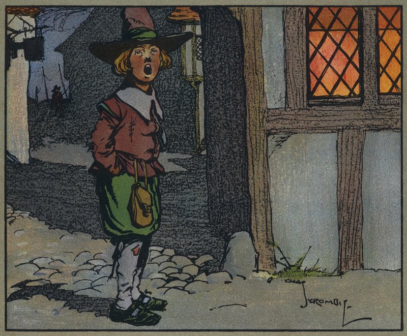 Little Tom Tucker (litho i färg) av Charles Crombie