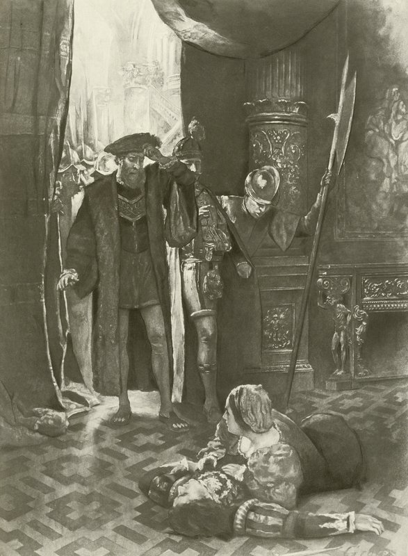 Lucrezia Borgia, Sista akten sista scen (gravyr) av Charles D. Graves