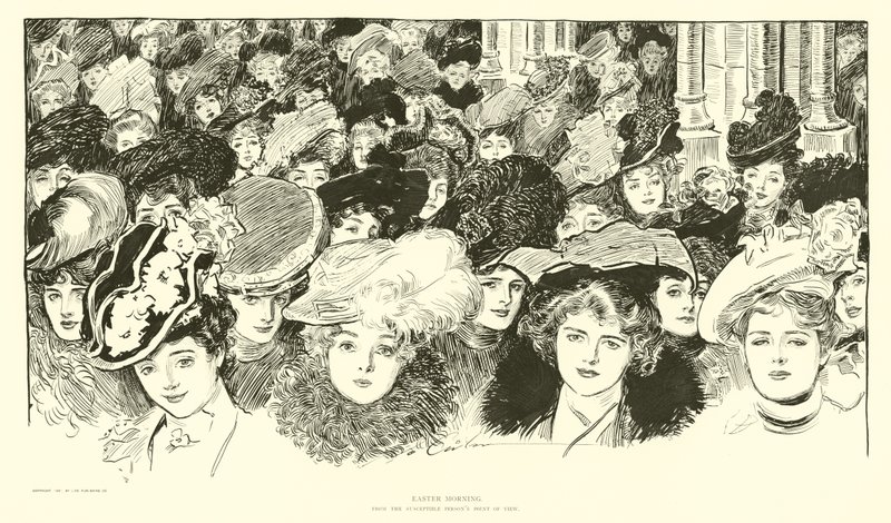 Påskmorgon, ur mottagliga personers synvinkel av Charles Dana Gibson