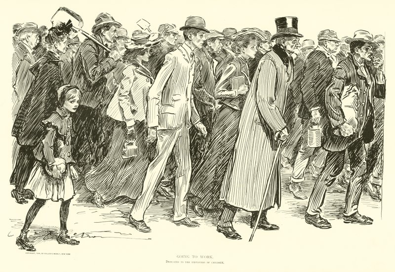 Vardagsmänniskor av Charles Dana Gibson