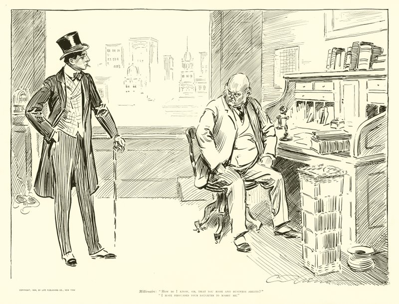 Vardagsmänniskor av Charles Dana Gibson