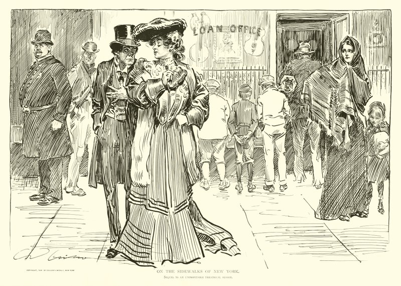 Vardagsmänniskor av Charles Dana Gibson