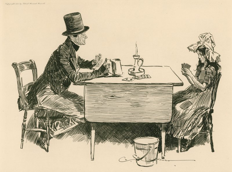 Tom Pinch och hans syster av Charles Dana Gibson