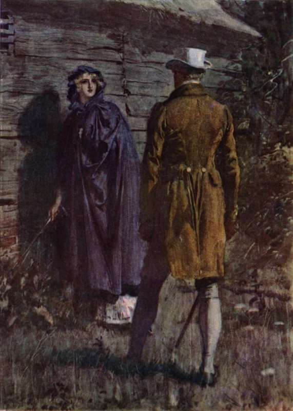 Illustration för The Amateur Gentleman av Jeffery Farnol (litho i färg) av Charles Edmund (after) Brock