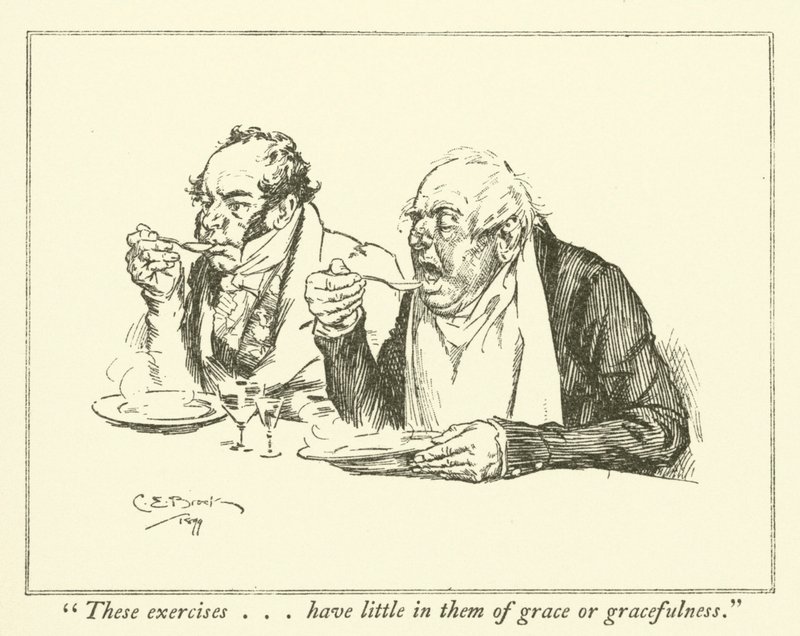 Illustration till The Essays of Elia av Charles Lamb (gravyr) av Charles Edmund Brock