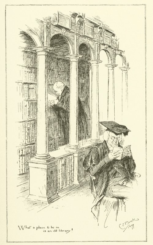 Illustration till The Essays of Elia av Charles Lamb (gravyr) av Charles Edmund Brock