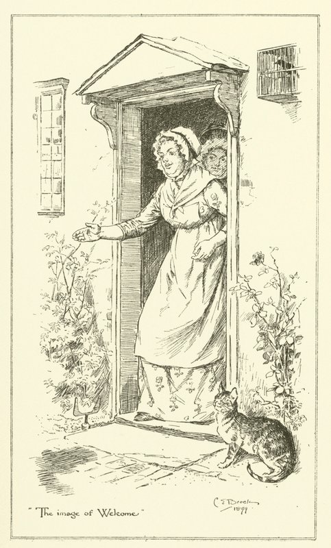 Illustration till The Essays of Elia av Charles Lamb (gravyr) av Charles Edmund Brock