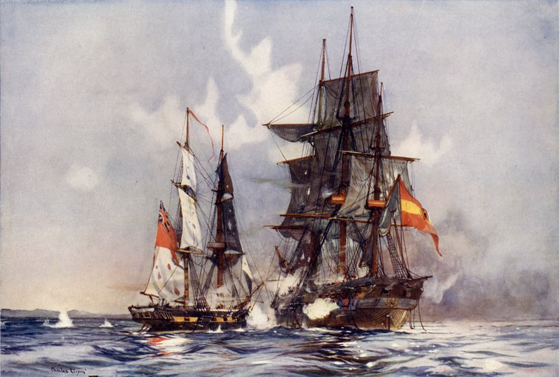 Speedy fångar Gamo av Charles Edward Dixon