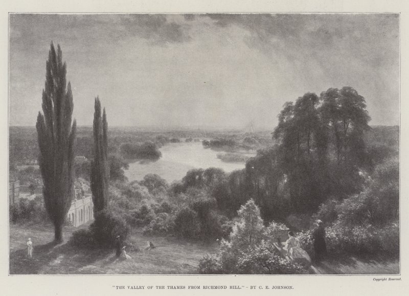 Themsen från Richmond Hill av Charles Edward Johnson