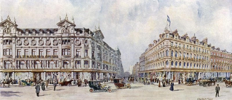 D H Evans, West End Silk Mercers, 292-320 Oxford Street av Charles Edwin Flower