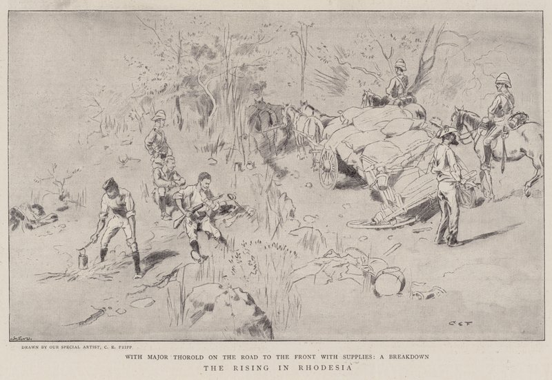 Resningen i Rhodesia av Charles Edwin Fripp