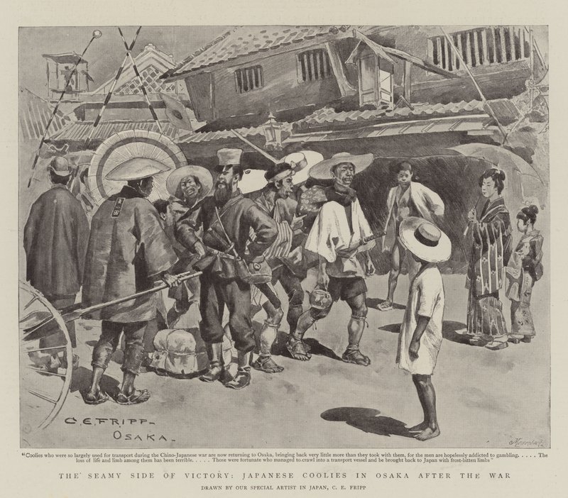 The Seamy Side of Victory, japanska coolies i Osaka efter kriget av Charles Edwin Fripp