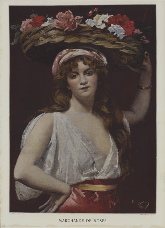 Köpman av rosor av Charles Emile Auguste Carolus Duran
