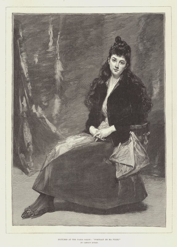 Bilder på Parissalongen, Porträtt av min dotter av Charles Emile Auguste Carolus Duran